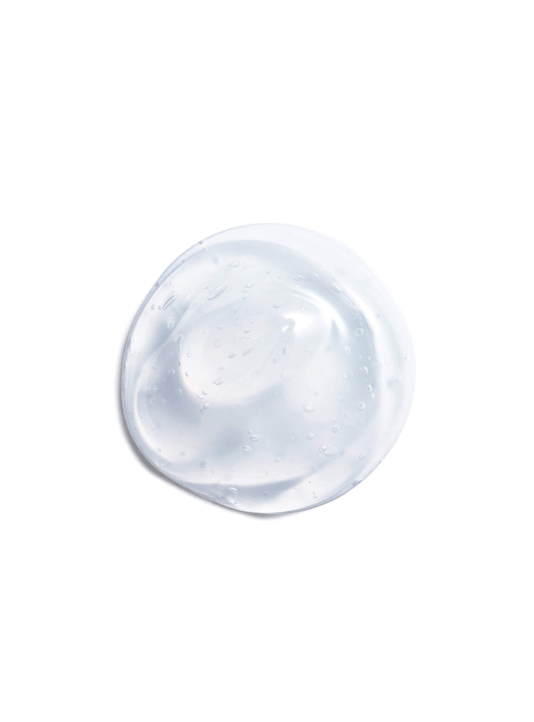 Clear silicone cupping device on a white background