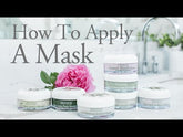 How to apply a face masque video